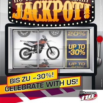 up to -30% 100 Years Anniversary HUSQVARNA - Bild 2 up to -30% 100 Years Anniversary HUSQVARNA - Bild 2