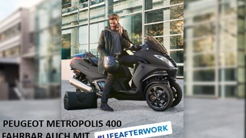 PEUGEOT METROPOLIS!!! Mit Autoführerschein fahrbar! 