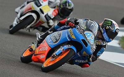 Alex Rins feiert in Indianapolis auf Dunlop seinen dritten Saisonsieg. Alex Rins feiert in Indianapolis auf Dunlop seinen dritten Saisonsieg.