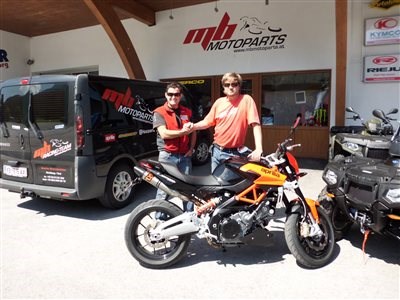 Übergabe Aprilia Shiver 750 Factory! Übergabe Aprilia Shiver 750 Factory!