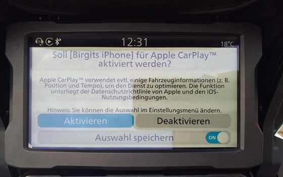 CRF1100 Apple CarPlay - Bild 4