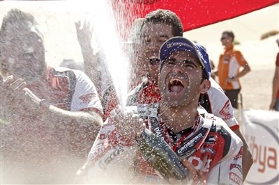 Honda Semmler - Honda gewinnt Rallye Marokko