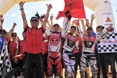 Honda gewinnt Rally OiLibya Morocco 