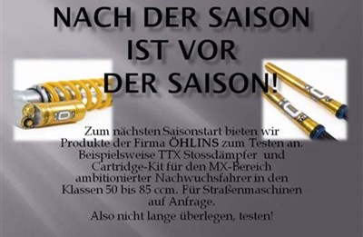 Öhlins Produkte zum testen