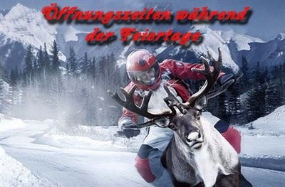 Öffnungszeiten während der Feiertage