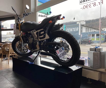 Seitlicher Kennzeichenhalter Fantic Caballero