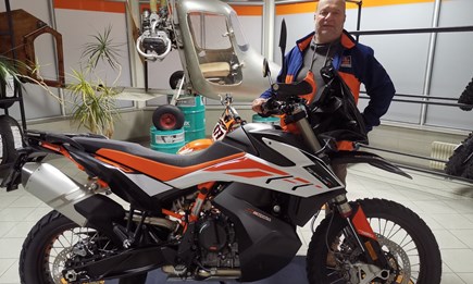 FAHRZEUGÜBERGABE KTM 790 ADVENTURE