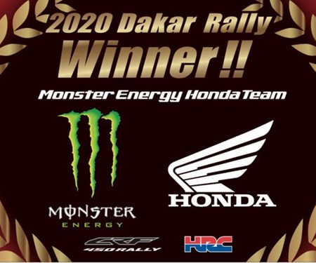 Ricky Brabec gewinnt die Dakar Rally 2020 auf Honda CRF450 Rally Ricky Brabec gewinnt die Dakar Rally 2020 auf Honda CRF450 Rally