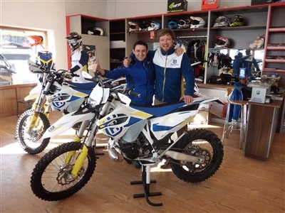 Linthaler Andreas auf Husqvarna TE250!!!