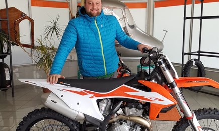 FAHRZEUGÜBERGABE KTM 350 SX-F