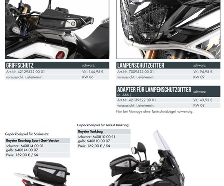 Hepco und Becker Zubehör für die Africa Twin Adventure Sports 2020