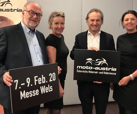 Premiere der moto-austria - Österreichs Motorrad- und Rollermesse Premiere der moto-austria - Österreichs Motorrad- und Rollermesse