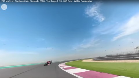 Honda Semmler - VIDEO CBR1000RR-R auf der Strecke !