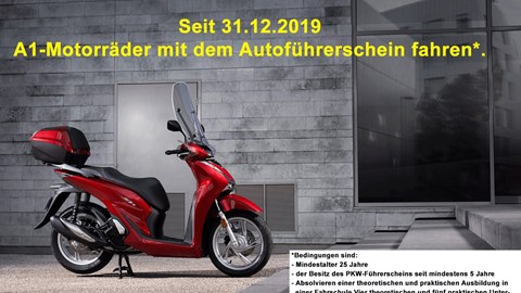 B196 Führerscheinregelung 125ccm³ boomt.