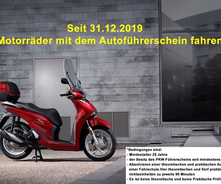 B196 Führerscheinregelung 125ccm³ boomt.