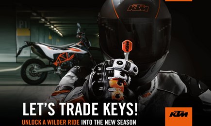 KTM SONDERAKTION „LET´S TRADE KEYS“