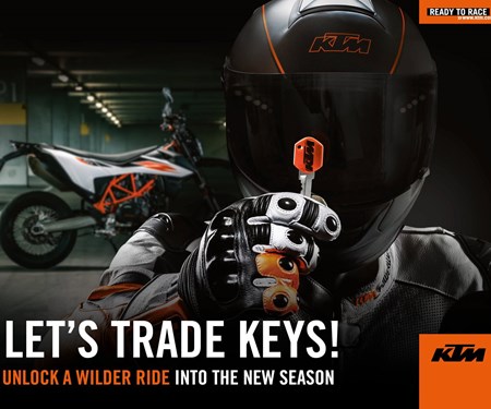 KTM SONDERAKTION „LET´S TRADE KEYS“