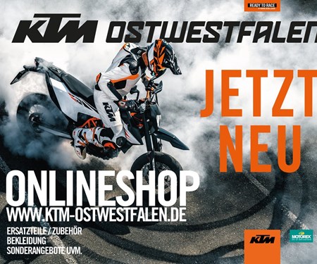 NEU >>> Unser Onlineshop - KTM Ostwestfalen <<< NEU