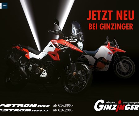 NEU bei Ginzinger - Suzuki V-Strom 1050! NEU bei Ginzinger - Suzuki V-Strom 1050!