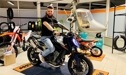 FAHRZEUGÜBERGABE KTM 790 Duke 