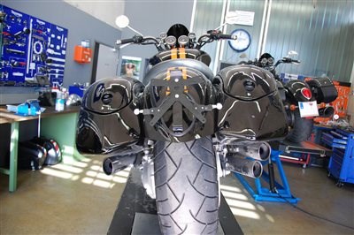 Triumph Rocket III Heckumbau Triumph Rocket III Heckumbau