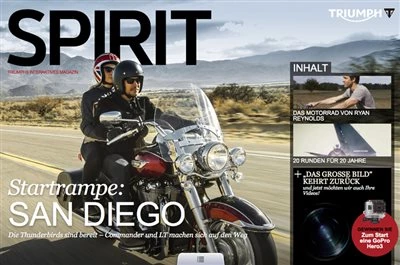 Neue Ausgabe des TRIUMPH-Magazins „Spirit“ Bild 1: Neue Ausgabe des TRIUMPH-Magazins „Spirit“