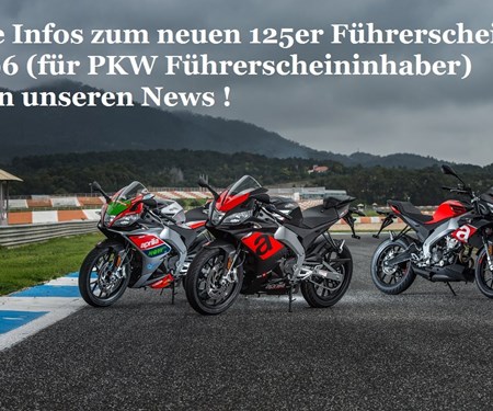 Neue 125er Fahrerlaubnis B196 für PKW-Führerscheininhaber