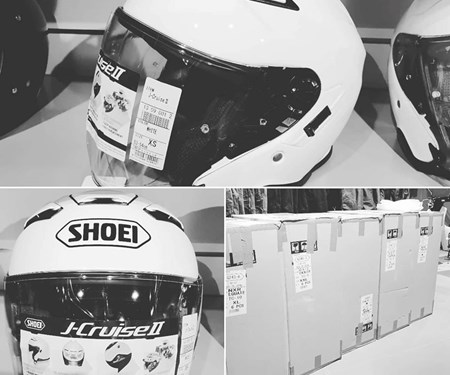 Honda Semmler - SHOEI J-CRUISE II Jethelm eingetroffen