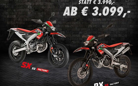 Aprilia SX und RX Factory Aktion! - Bild 1