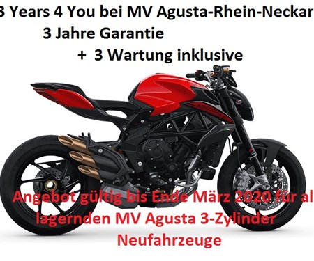 3 Years 4 You mit MV Agusta Rhein Neckar!