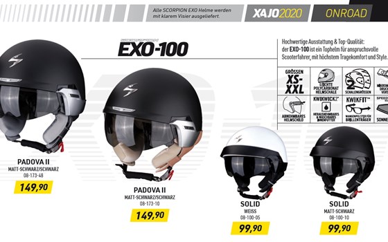Der XAJO (Jet-Helme) Katalog zum downloaden - Bild 1