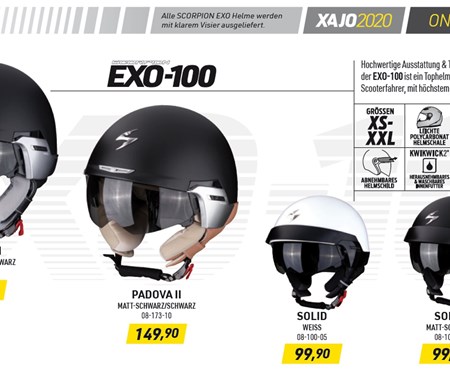 Der XAJO (Jet-Helme) Katalog zum downloaden Der XAJO (Jet-Helme) Katalog zum downloaden