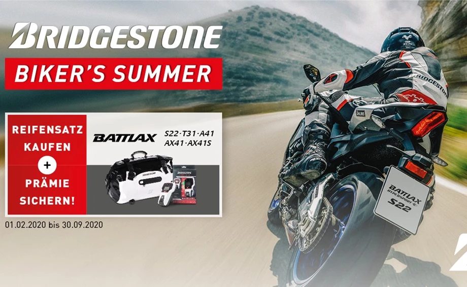 Bridgestone Biker Summer bei hmf Bild 2: Bridgestone Biker Summer bei hmf