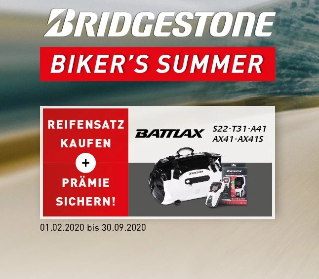 Bridgestone Biker Summer bei hmf Bild 1: Bridgestone Biker Summer bei hmf