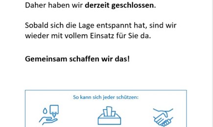 Corona-Update vom 16. März 