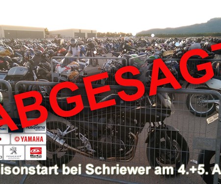 Saisoneröffnung abgesagt!
