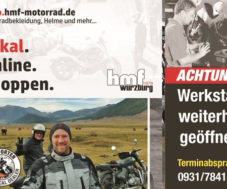 Neues von hmf - Werkstatt offen / Verkauf nur per Telefon & Mail