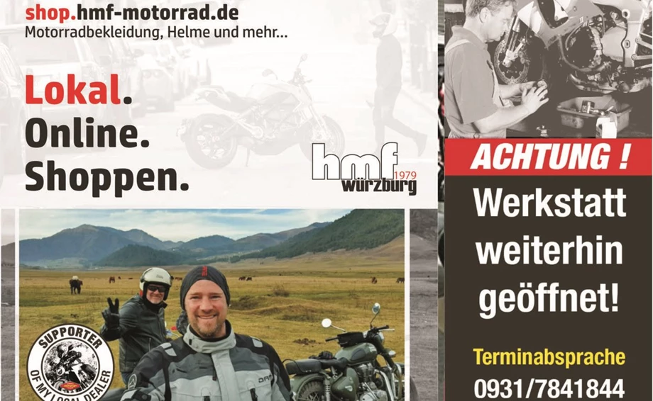 Neues von hmf - Werkstatt offen / Verkauf nur per Telefon & Mail Bild 1: Neues von hmf - Werkstatt offen / Verkauf nur per Telefon & Mail