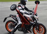 1. Schräglagentraining auf der KTM 390 Duke