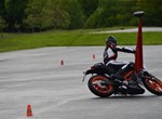 1. Schräglagentraining auf der KTM 390 Duke