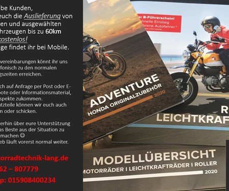 Wir sind weiterhin für euch da! 