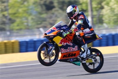 Jack Miller siegt knapp bei der Moto3 in Le Mans Jack Miller siegt knapp bei der Moto3 in Le Mans