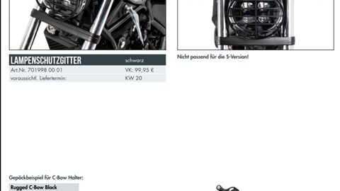 News von Hepco&Becker für die CMX500 2020 