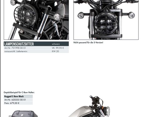 News von Hepco&Becker für die CMX500 2020 