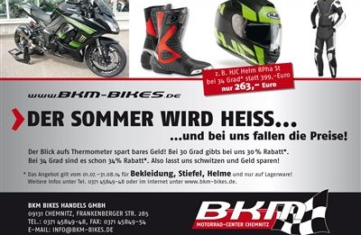 BKM Bikes Sommeraktion