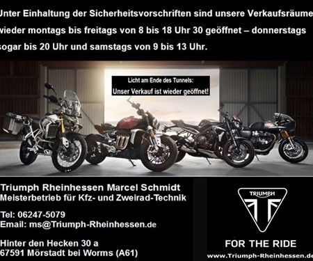 Verkauf wieder geöffnet!