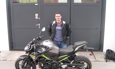Saisonstart für Christoph und seine Z 900