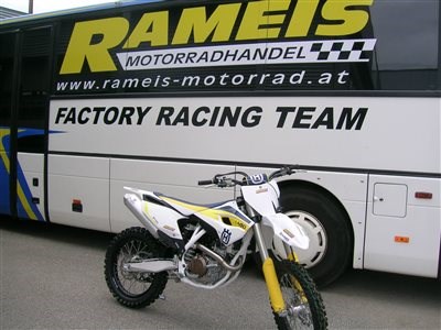 Es geht Los mit der FC450 Husqvarna 2015  Es geht Los mit der FC450 Husqvarna 2015