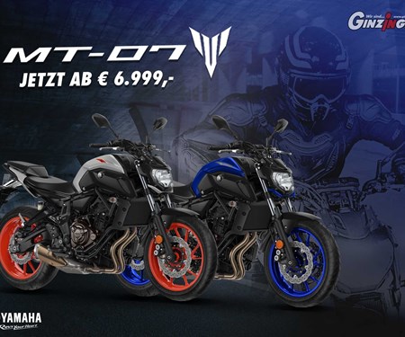 Yamaha MT-07 ab € 6.999,- Yamaha MT-07 ab € 6.999,-