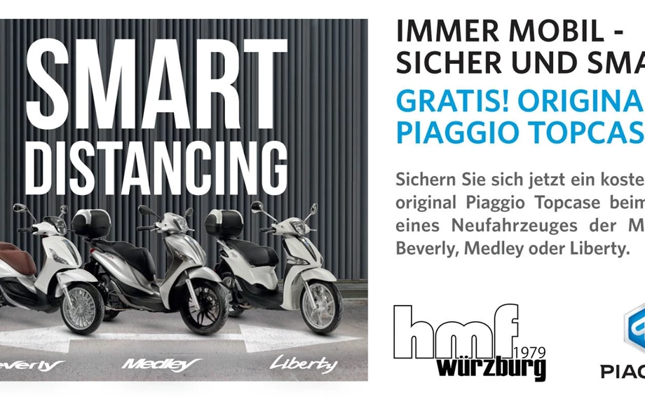 Piaggio Roller Promotion - gratis Zubehör für 50, 125, 350 ccm Roller Bild 1: Piaggio Roller Promotion - gratis Zubehör für 50, 125, 350 ccm Roller